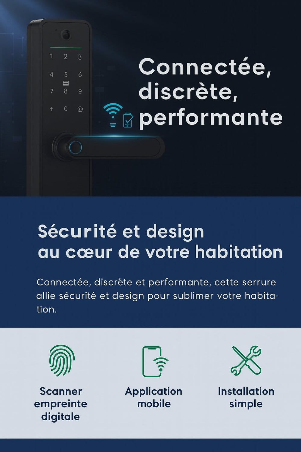 LOCKII 630 Pro : sécurité et design au cœur de votre habitation